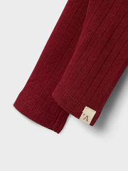 Lil' Atelier Baby Tights Red Dahlia