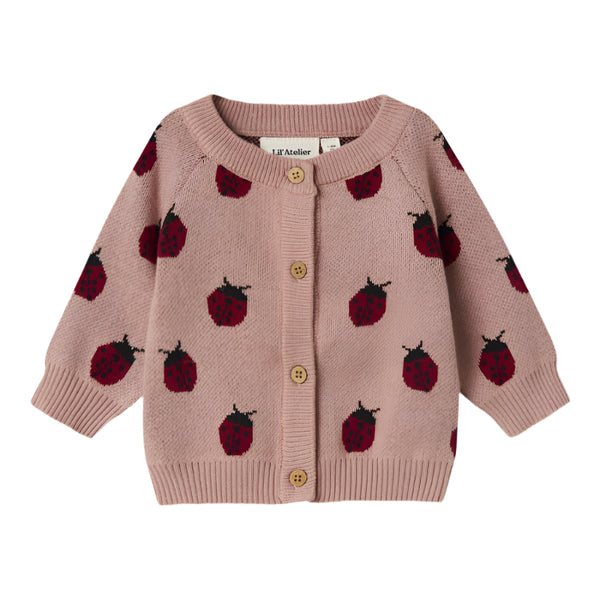Lil' Atelier Ζακέτα βρεφική Misty Rose