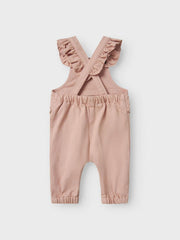 Lil' Atelier Denim Overalls Misty Rose