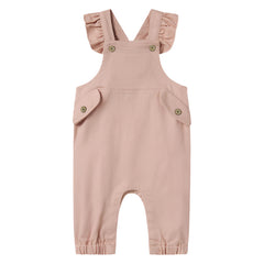 Lil' Atelier Denim Overalls Misty Rose