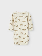 Lil' Atelier Long Sleeve Bodysuit Leopard Turtledove