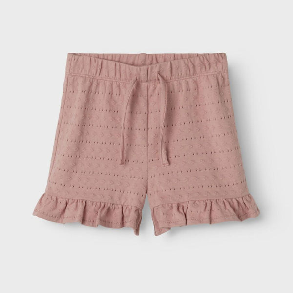 Lil' Atelier Organic Cotton Shorts Misty Rose