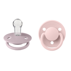 Bibs Πιπίλες De Lux Σιλικόνης OneSize 2τμχ Blossom/Dusky Lilac