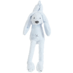 Happy Horse Plush Musical Rabbit - Blue 34 cm