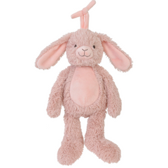 Happy Horse Plush Musical Rabbit - Rosi Pink 26 cm