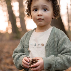 LITTLE DUTCH. Ζακέτα πλεκτή Forest Green