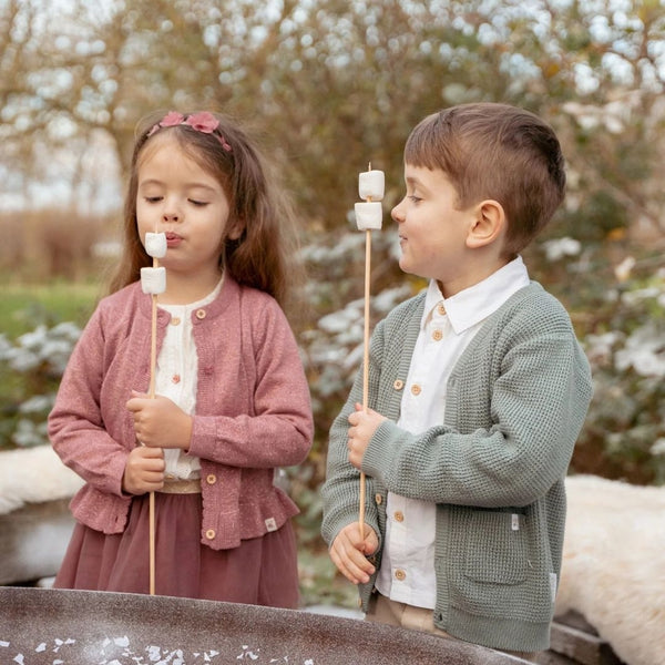 LITTLE DUTCH. Ζακέτα πλεκτή Forest Green