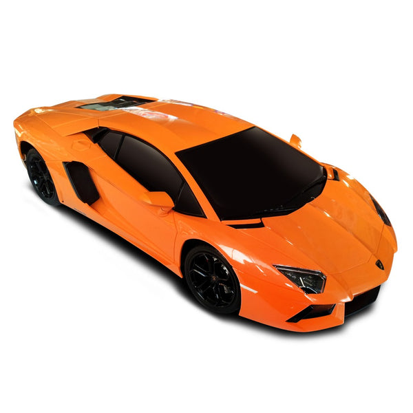 Lamborghini Aventador Coupe - Orange/Black/Green - Scale 1:18