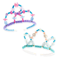 Djeco I make 2 tiaras with various beads "Blue"