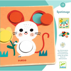 Djeco ξύλινο εκπαιδευτικό παιχνίδι αντιστοίχισης χρωμάτων & σχημάτων