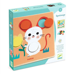 Djeco ξύλινο εκπαιδευτικό παιχνίδι αντιστοίχισης χρωμάτων & σχημάτων