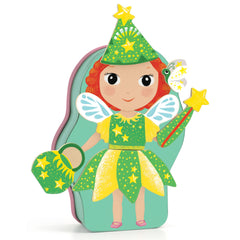 Djeco Magnetic composition toy with wooden magnets Fairy - Princess
