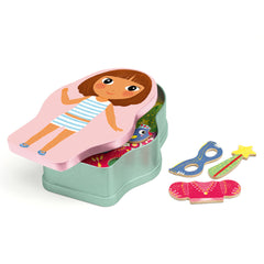 Djeco Magnetic composition toy with wooden magnets Fairy - Princess