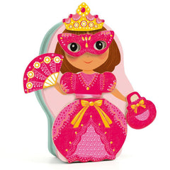 Djeco Magnetic composition toy with wooden magnets Fairy - Princess