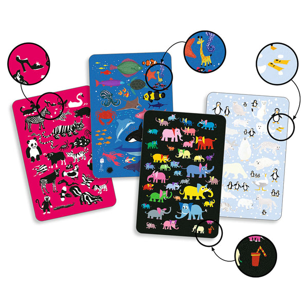 Djeco Επιτραπέζιο παρατηρητικότητας και ταχύτητας με κάρτες "Myster animo"