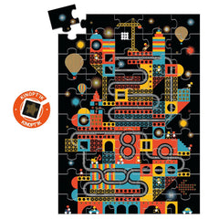 Djeco Twist Puzzle with motion effects The city that never sleeps 100pcs.