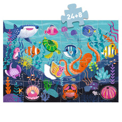 Djeco giant puzzle 24+8 pieces "Sea"