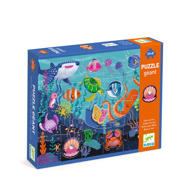 Djeco giant puzzle 24+8 pieces "Sea"