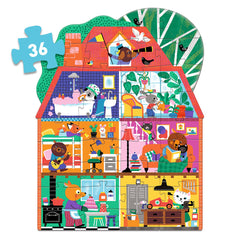Djeco Giant puzzle "House" 36 pcs. - 86.5cm.