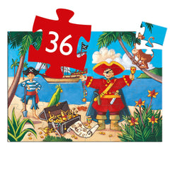 Djeco Puzzle in a schematic box 36 pcs. Pirate