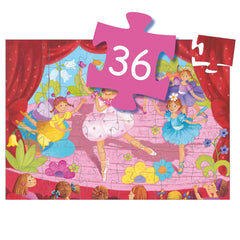 Djeco Puzzle in a schematic box 36 pcs. Ballerina