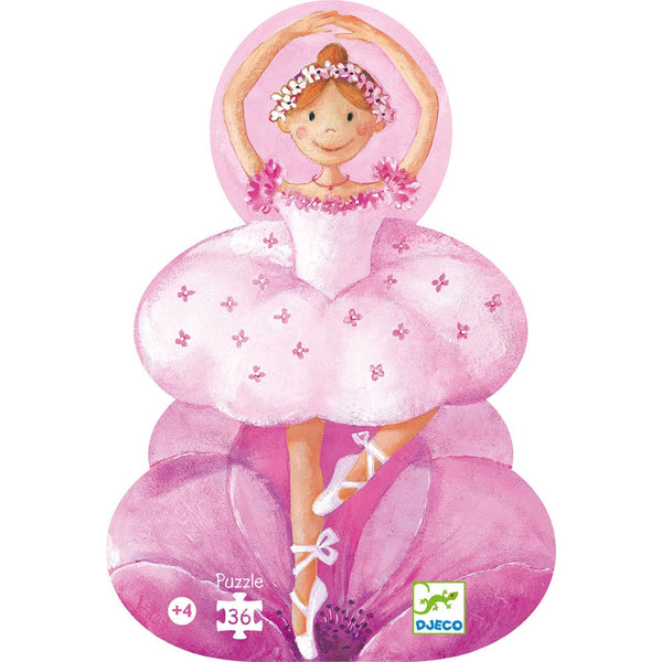 Djeco Puzzle in a schematic box 36 pcs. Ballerina