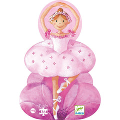 Djeco Puzzle in a schematic box 36 pcs. Ballerina