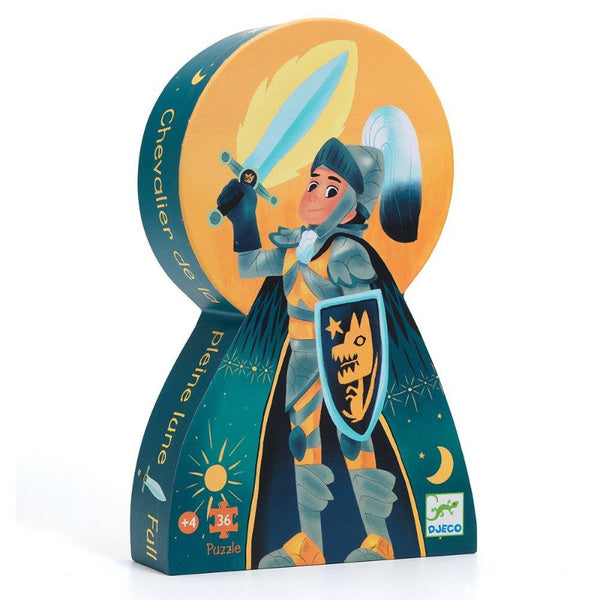Djeco Puzzle in a schematic box 36 pcs. The Knight of the Full Moon