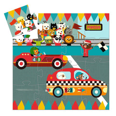 Djeco puzzle 16 pcs. "Racing Car"