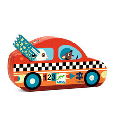 Djeco puzzle 16 pcs. "Racing Car"