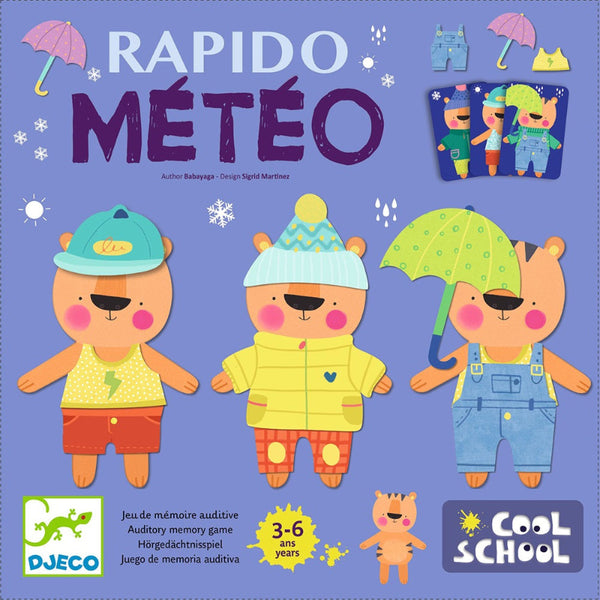 Djeco Rapido Meteo memory board