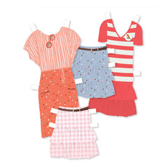 Djeco Ντουλάπα κοριτσιών - Ντύνω κορίτσια με ρούχα και αξεσουάρ