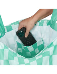 Dock &amp; Bay: Multi-purpose fabric bag made from 100% recyclable materials - Check Mate
