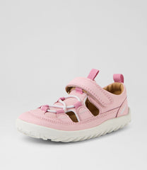 Bobux Παπούτσι Bobux: Δερμάτινα Barefoot Πέδιλα iWalk (No: 23-26) Rocky Rose Violet