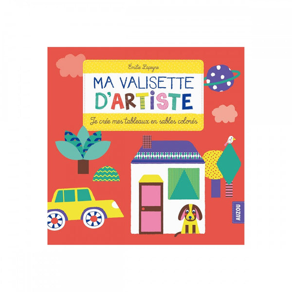 Auzou Το Βαλιτσάκι του Καλλιτέχνη - Ζωγραφική με Πολύχρωμη 'Αμμο