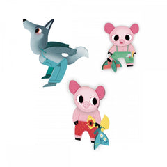 Auzou Το μικρό μου Παιχνίδι Παζλ Τρία Γουρουνάκια