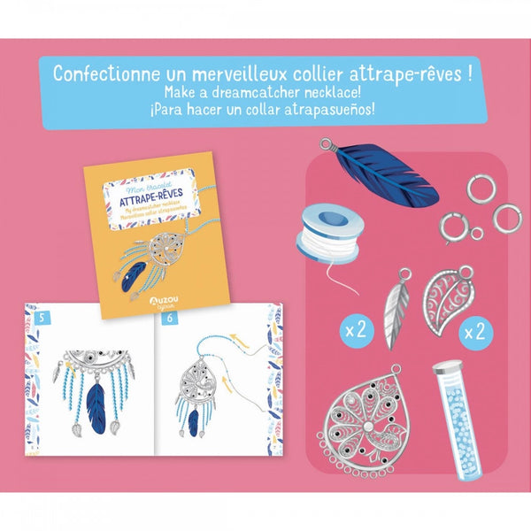 Auzou Φτιάχνω Κοσμήματα Μίνι - Κολιέ  Ονειροπαγίδα
