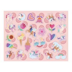 Auzou Το Μεταλλικό μου Κουτί με Αυτοκόλλητα - Μονόκεροι