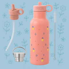 Fresk: Θερμός με καλαμάκι από ανοξείδωτο ατσάλι 500ml - Summer Fruit