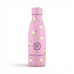 COOL BOTTLES. Ανοξείδωτο παιδικό μπουκάλι Pink Scoop 350ml