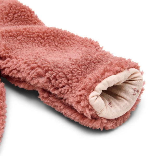 LITTLE DUTCH Βρεφικό ολόσωμο φορμάκι εξόδου Teddy Pink Blush