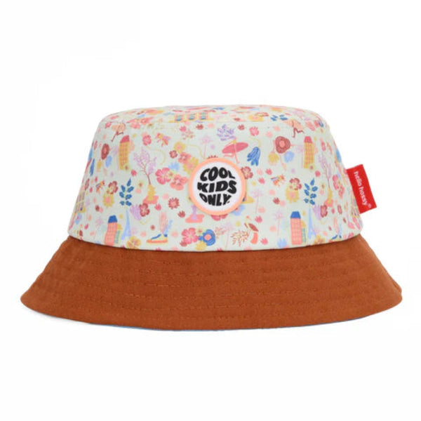HELLO HOSSY. Dried Flowers Kids' Bob Hat 