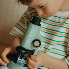 KIDYWOLF: Children's portable microscope with samples &amp; tools