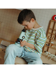 KIDYWOLF: Children's portable microscope with samples &amp; tools