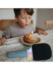 KIDYWOLF: Rechargeable Karaoke Microphone with Light &amp; Bluetooth - Choose Color