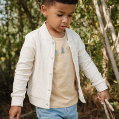 LITTLE DUTCH. Birch rib cardigan 