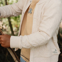 LITTLE DUTCH. Birch rib cardigan 