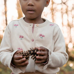 LITTLE DUTCH. Ζακέτα πλεκτή Sand