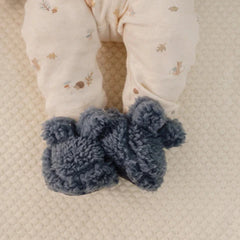 LITTLE DUTCH. Βρεφικά μποτάκια αγκαλιάς teddy Stone Blue