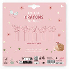 LITTLE DUTCH. Κηρομπογιές Fairy Garden